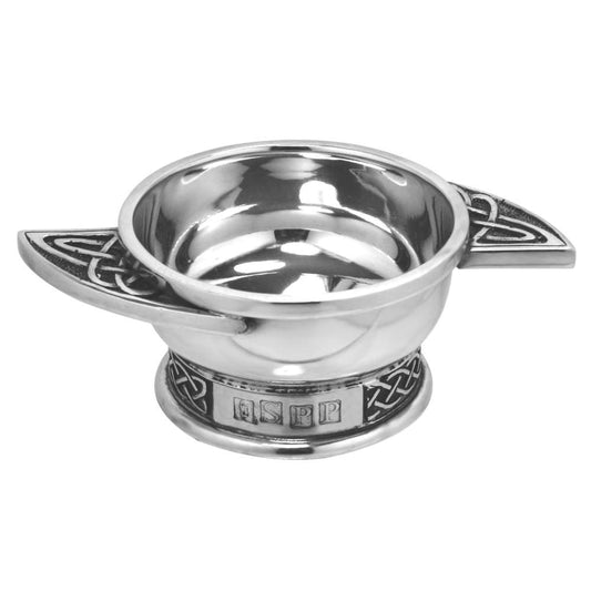 2.5 Celtic Swirl Handle Quaich