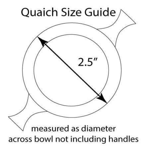 2.5 Thistle Handle Quaich