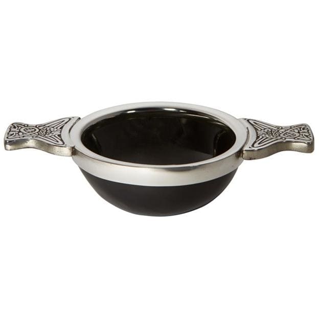 3 Horn & Pewter Quaich