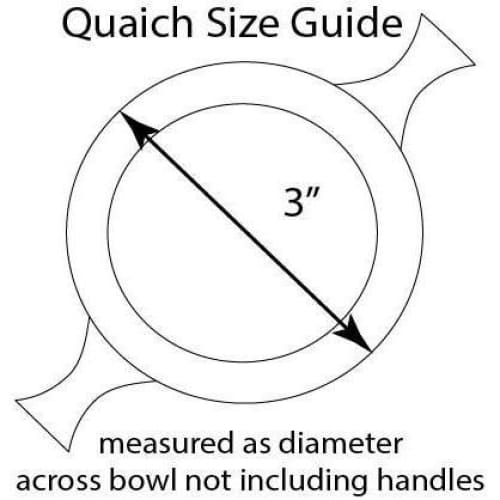 3 Horn & Pewter Quaich