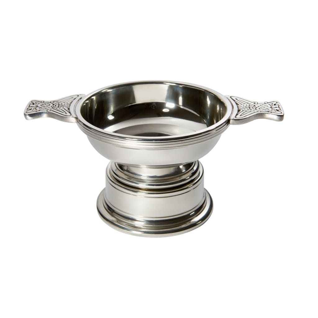 Medium to Large Pewter Quaich Plinth