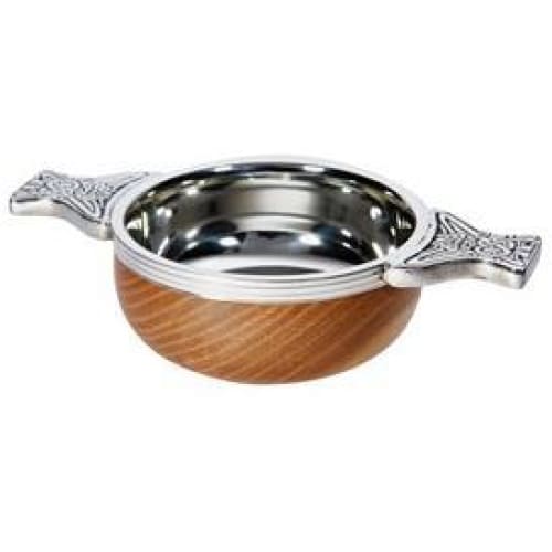 2.75 Wood Pewter Quaich