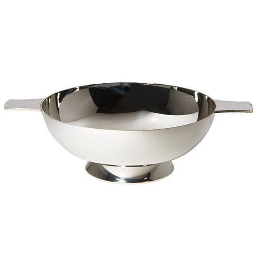 5 Plain Silver Plated Quaich