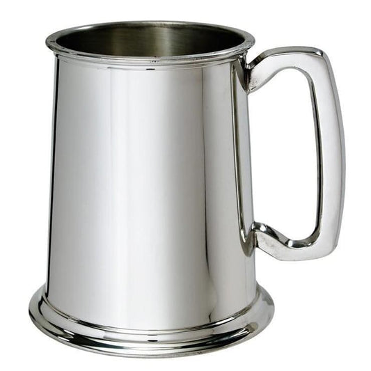 1 Pint Plain Pewter Tankard