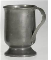 Tarnished Pewter Tankard