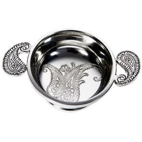 2.75" Paisley Pewter Quaich